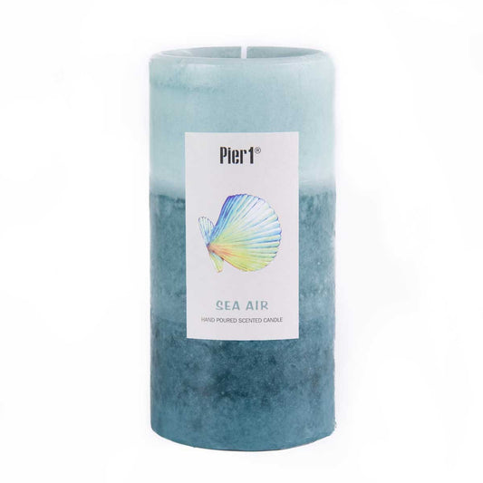 Pier 1 Sea Air Layered 3x6 Pillar Candle